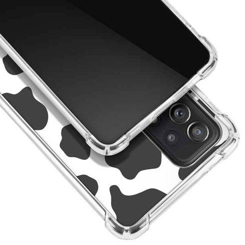 Cow Pattern Animal Print Galaxy A52 5G Clear Case