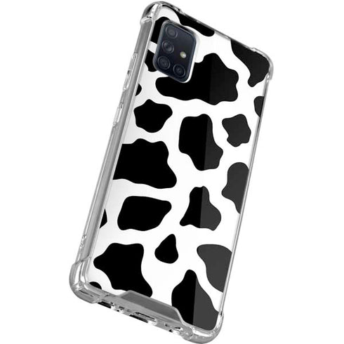 Cow Pattern Animal Print Galaxy A71 5G Clear Case