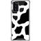 Cow Pattern Animal Print Galaxy Note20 5G Clear Case