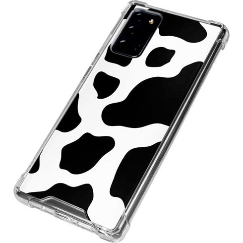Cow Pattern Animal Print Galaxy Note20 5G Clear Case