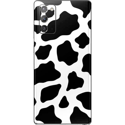 Cow Pattern Animal Print Galaxy Note20 5G Skin