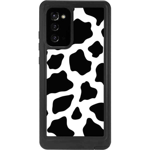 Cow Pattern Animal Print Galaxy Note20 5G Waterproof Case