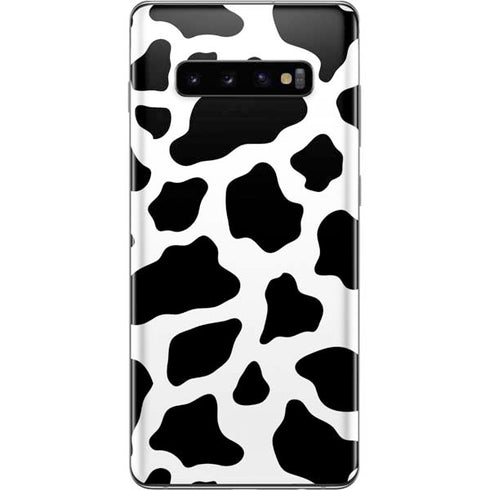 Cow Pattern Animal Print Galaxy S10 Plus Skin