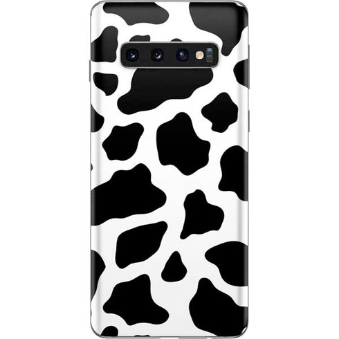 Cow Pattern Animal Print Galaxy S10 Skin