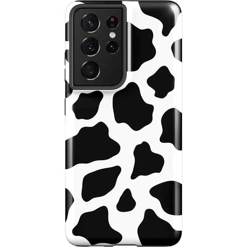 Cow Pattern Animal Print Galaxy S21 Ultra 5G Pro Case