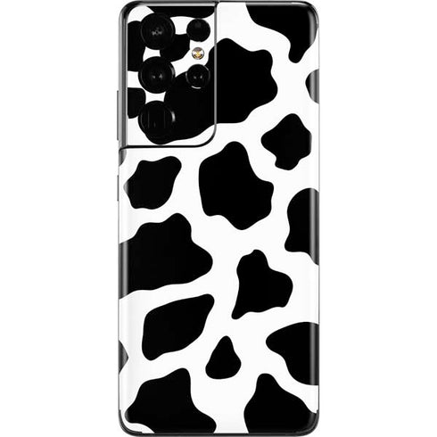 Cow Pattern Animal Print Galaxy S21 Ultra 5G Skin