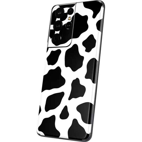 Cow Pattern Animal Print Galaxy S21 Ultra 5G Skin