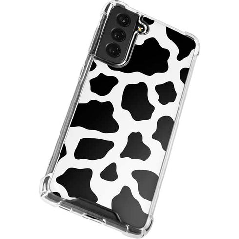 Cow Pattern Animal Print Galaxy S22 Plus Clear Case