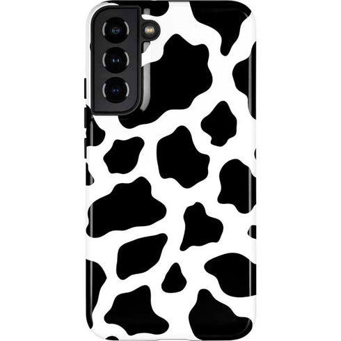 Cow Pattern Animal Print Galaxy S22 Plus Pro Case