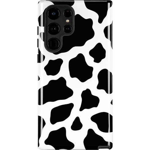 Cow Pattern Animal Print Galaxy S22 Ultra Pro Case