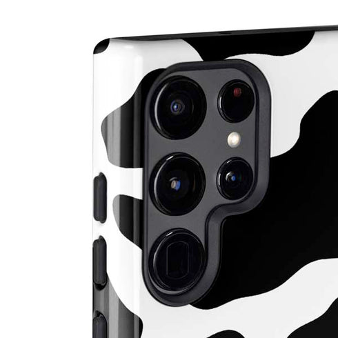 Cow Pattern Animal Print Galaxy S22 Ultra Pro Case