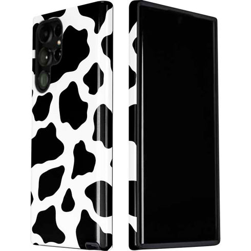 Cow Pattern Animal Print Galaxy S22 Ultra Pro Case