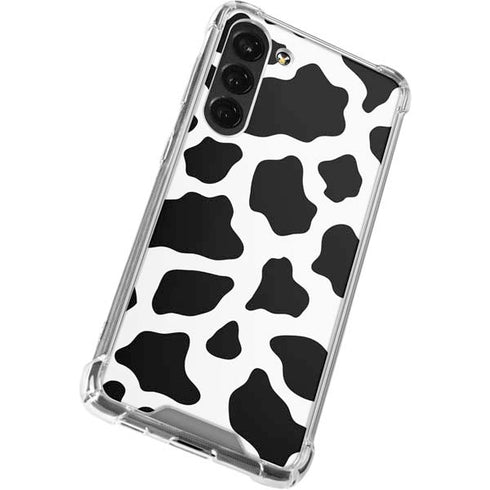 Cow Pattern Animal Print Galaxy S23 Plus Clear Case