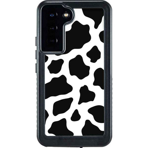Cow Pattern Animal Print Galaxy S23 Plus Waterproof Case
