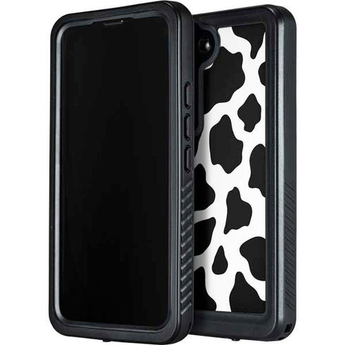 Cow Pattern Animal Print Galaxy S23 Plus Waterproof Case