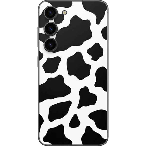 Cow Pattern Animal Print Galaxy S23 Skin