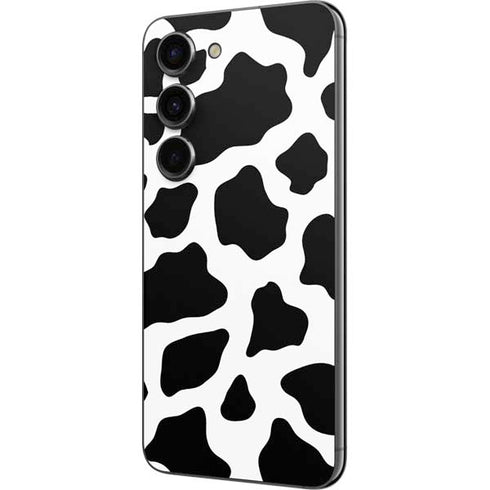 Cow Pattern Animal Print Galaxy S23 Skin