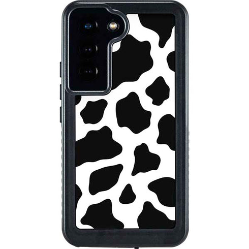 Cow Pattern Animal Print Galaxy S23 Waterproof Case