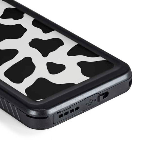 Cow Pattern Animal Print Galaxy S23 Waterproof Case