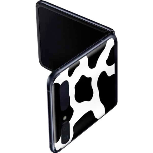 Cow Pattern Animal Print Galaxy Z Flip Skin