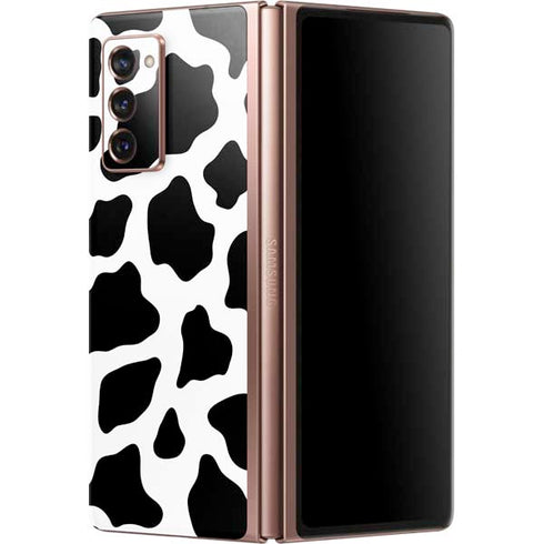 Cow Pattern Animal Print Galaxy Z Fold2 5G Skin