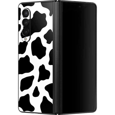Cow Pattern Animal Print Galaxy Z Fold3 5G Skin