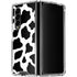 Cow Pattern Animal Print Galaxy Z Fold4 5G Clear Case