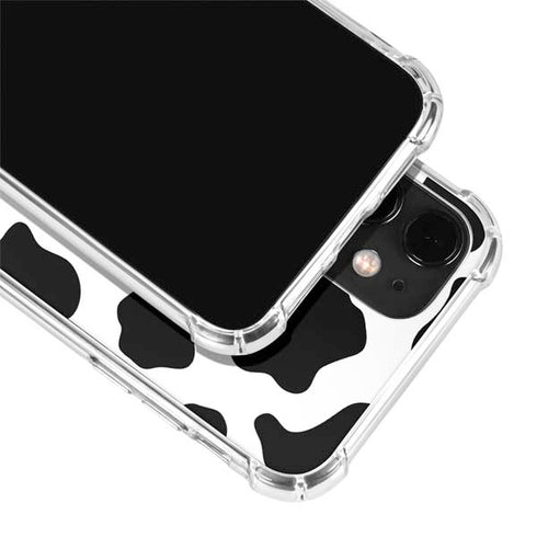 Cow Pattern Animal Print iPhone 12 Clear Case