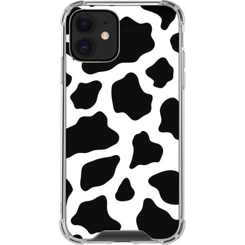 Cow Pattern Animal Print iPhone 12 Mini Clear Case