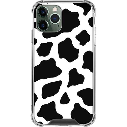 Cow Pattern Animal Print iPhone 12 Pro Clear Case