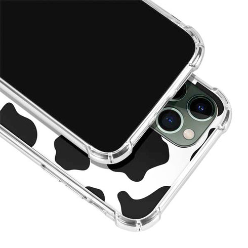 Cow Pattern Animal Print iPhone 12 Pro Clear Case