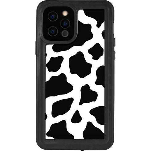 Cow Pattern Animal Print iPhone 12 Pro Waterproof Case