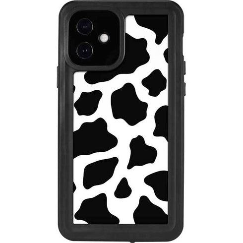 Cow Pattern Animal Print iPhone 12 Waterproof Case