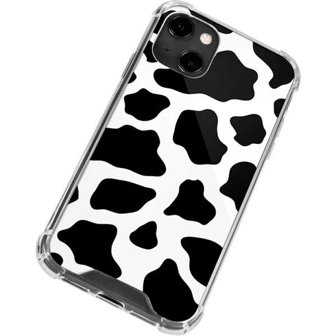 Cow Pattern Animal Print iPhone 14 Clear Case