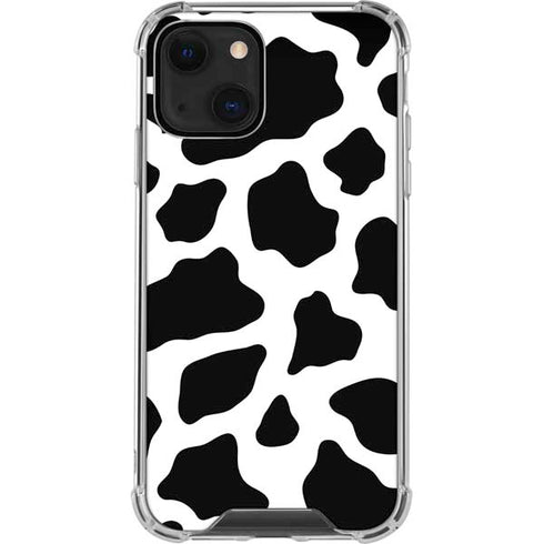 Cow Print iPhone 15 Plus Clear Case