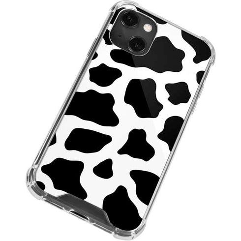 Cow Pattern Animal Print iPhone 14 Plus Clear Case