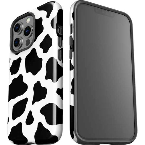 Cow Pattern Animal Print iPhone 14 Pro Impact Case
