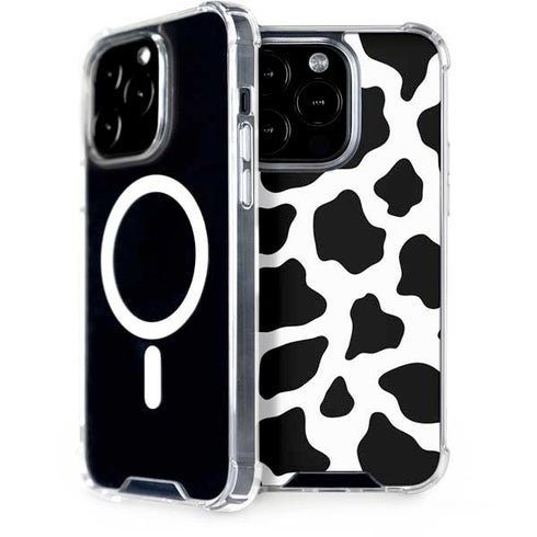 Cow Print iPhone 15 Pro MagSafe Case