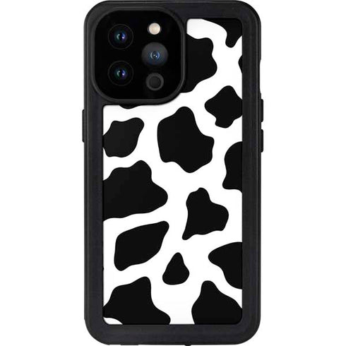 Cow Pattern Animal Print iPhone 14 Pro Max Waterproof Case