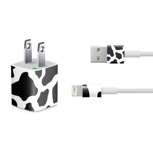 Cow Pattern Animal Print iPhone Charger (5W USB) Skin