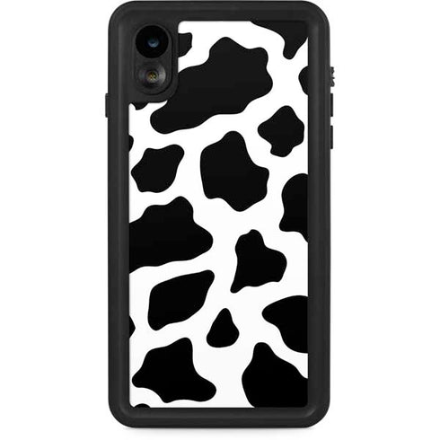 Cow Pattern Animal Print iPhone XR Waterproof Case