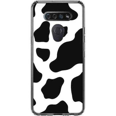 Cow Print LG K51/Q51 Clear Case