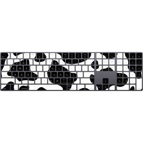 Cow Pattern Animal Print Magic Keyboard with Numeric Keypad Skin