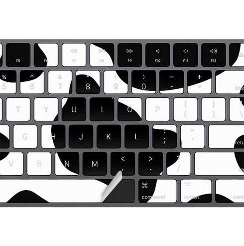 Cow Pattern Animal Print Magic Keyboard with Numeric Keypad Skin