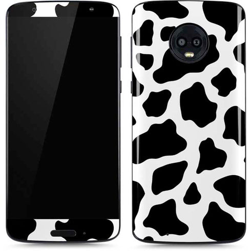 Cow Pattern Animal Print Moto G6 Skin