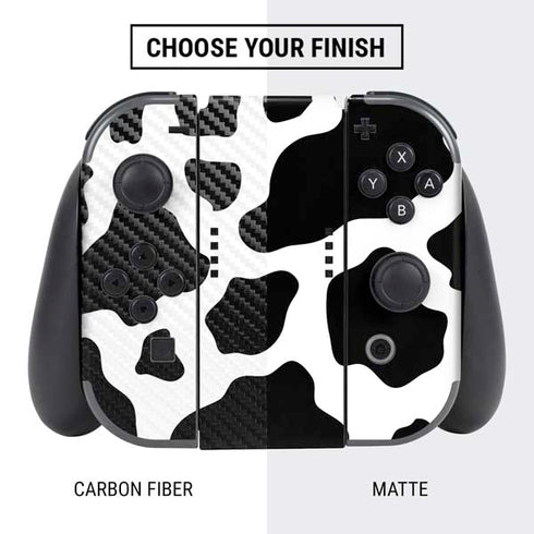 Cow Pattern Animal Print Nintendo Switch Bundle Skin