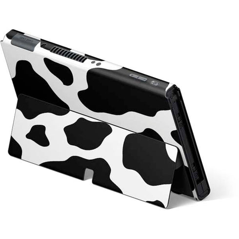 Cow Pattern Animal Print Nintendo Switch OLED (2021) Skin