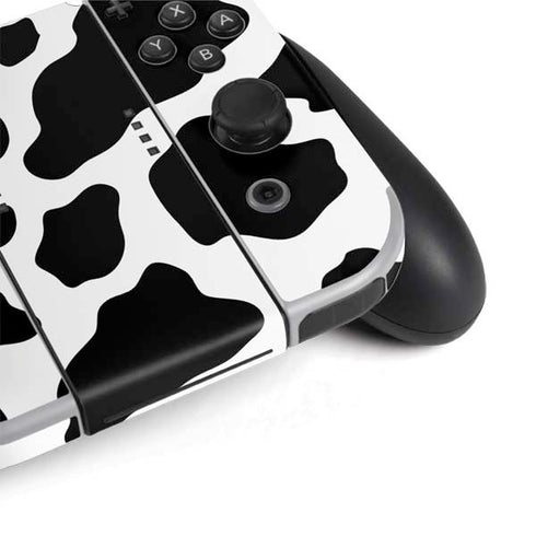 Cow Pattern Animal Print Nintendo Switch OLED (2021) Skin