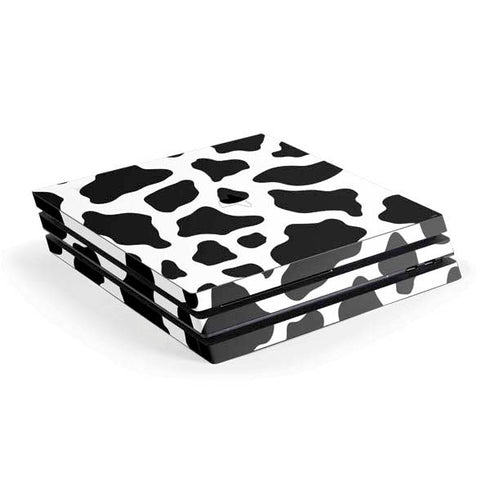 Cow Pattern Animal Print PS4 Pro Console Skin