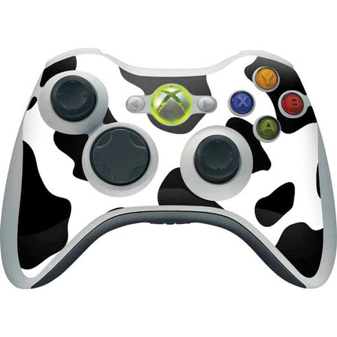 Cow Pattern Animal Print Xbox 360 Wireless Controller Skin